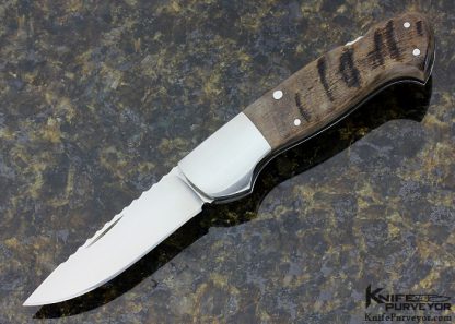 Joe Kious Custom Knife Sheep Horn Lockback