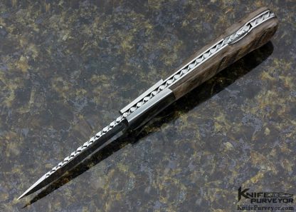 Joe Kious Custom Knife Sheep Horn Lockback - Image 5