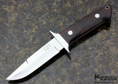 Elton Misner Custom Knife Desert Ironwood Bob Loveless Style Chute Knife