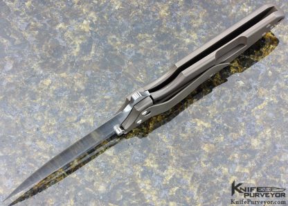 Tim Galyean Custom Knife "Drone" Titanium Frame Lock Flipper - Image 5