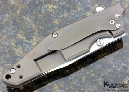 Tim Galyean Custom Knife "Drone" Titanium Frame Lock Flipper - Image 3