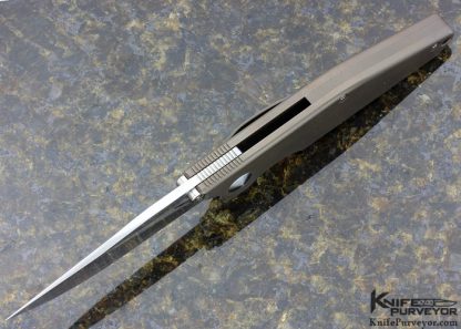 Tim Galyean Custom Knife "Drone" Titanium Frame Lock Flipper - Image 4