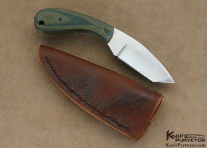 Aaron Fredrick Custom Knife Micarta Fixed Blade - Image 3