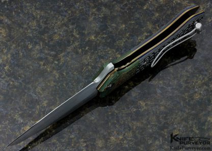 Allen Elishewitz Custom Knife Kopis 3D Machined G10 Linerlock Flipper - Image 5