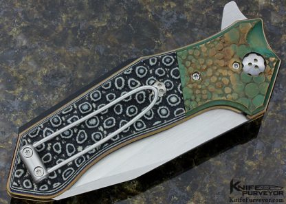 Allen Elishewitz Custom Knife Kopis 3D Machined G10 Linerlock Flipper - Image 3