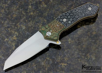 Allen Elishewitz Custom Knife Kopis 3D Machined G10 Linerlock Flipper