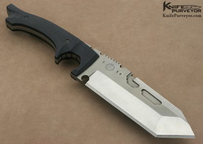 Dwaine Carillo Custom Knife Machined Black Micarta Pirella Designed "AirKat" #019 - Image 4