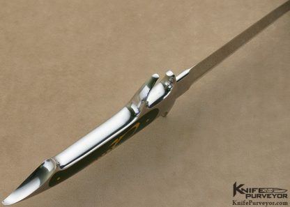 Charly Bennica Custom Knife "Le Squale" Exotic Material Interframe with 24Kt Gold Inlays  Spetember 27 2012 - Image 7