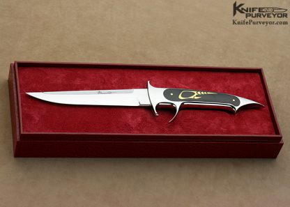 Charly Bennica Custom Knife "Le Squale" Exotic Material Interframe with 24Kt Gold Inlays  Spetember 27 2012