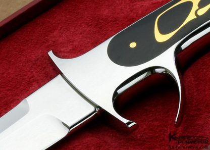 Charly Bennica Custom Knife "Le Squale" Exotic Material Interframe with 24Kt Gold Inlays  Spetember 27 2012 - Image 2