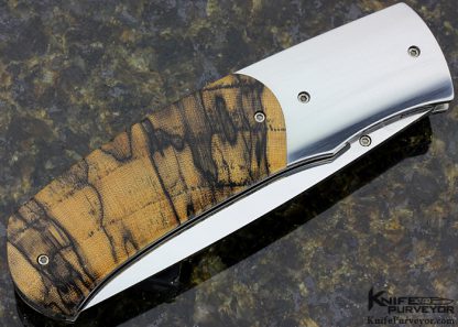 S.R. Johnson & Bill Ankrom Collaboration Custom Knife Mammoth Linerlock - Image 3