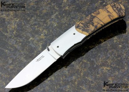 S.R. Johnson & Bill Ankrom Collaboration Custom Knife Mammoth Linerlock