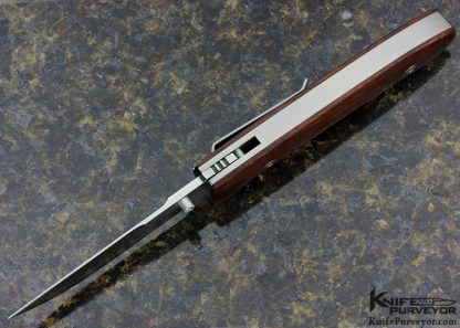 Bob Dozier Custom Knife Ironwood Linerlock - Image 4