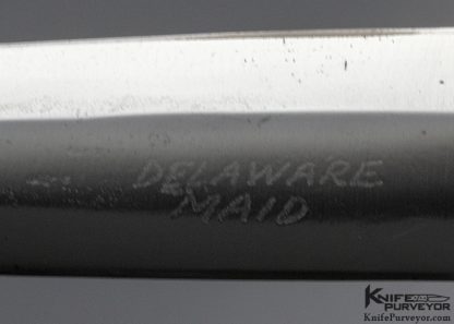 Bob Loveless Custom Knife Delaware Maid First Stock Removal Made Knife by Bob Loveless as featured on page 16 in Al Williams book, "Bob Loveless Living on the Edge: Logos of the Loveless Legend". - Image 5