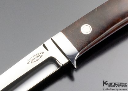 Bob Loveless Custom Knife Desert Ironwood 40th Anniversary Boot Knife - Image 2