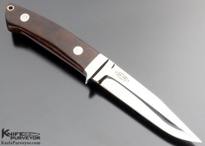 Bob Loveless Custom Knife Desert Ironwood 40th Anniversary Boot Knife - Image 3