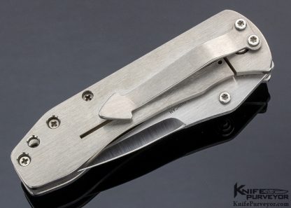 Brad Duncan Custom Knife Titanium Whiplash Framelock - Image 3