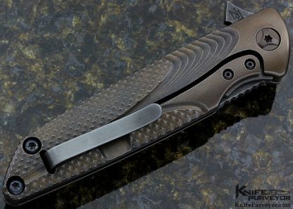 Brian Nadeau Custom Knife Typhoon Frame Lock Flipper - Image 3