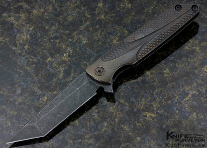 Brian Nadeau Custom Knife Typhoon Frame Lock Flipper