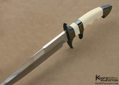 Dr. Fred Carter Custom Knife Sole AUthorship Engraved Subhilt Fighter - Image 4