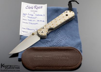 Chris Reeve Custom Knife Large Sebenza 21 CGG Fastened - Image 8