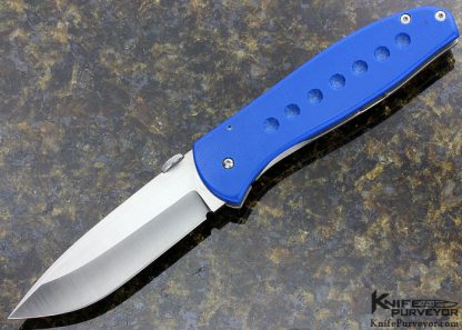 Chuck Gedraitis Custom Knife Model 1 G-10 and Titanium Framelock