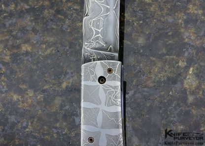 Chuck Hawes Custom Knife Damascus Automatic Linerlock - Image 7