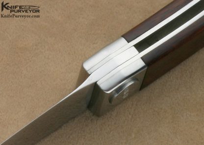 D.E. Henry Custom Knife Extremely Rare "E1" Rosewood Folder August 19 2010 - Image 9