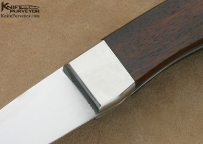 D.E. Henry Custom Knife Extremely Rare "E1" Rosewood Folder August 19 2010 - Image 2