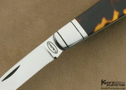 Dan Burke Custom Knife Exotic Material "Quill" Slipjoint - Image 2