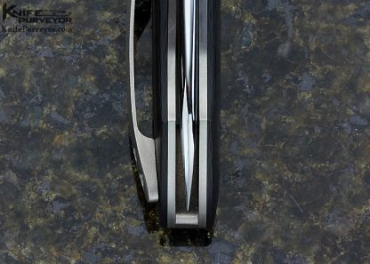 Daniel Galloway Custom Knife Carbon Fiber Linerlock Flipper - Image 6