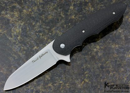 Daniel Galloway Custom Knife Carbon Fiber Linerlock Flipper