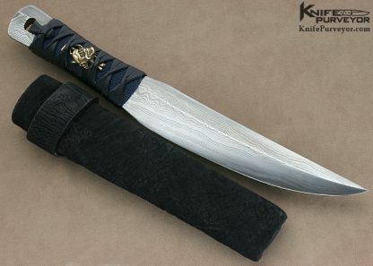 David Goldberg Custom Knife Sole Authorship "Daikoku-Ten" The God of Great Darkness Zanto - Image 6