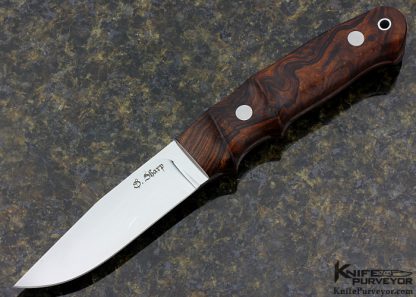 David Sharp Custom Knife "Loveless Style" Improved Handle Desert Ironwood Utility Hunter