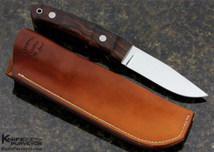 David Sharp Custom Knife "Loveless Style" Improved Handle Desert Ironwood Utility Hunter - Image 3