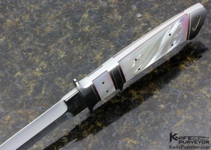 Dietmar Kressler Custom Knife Premium Mother of Pearl Integral Subhilt Boot - Image 4