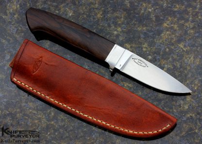 Dietmar Kressler Custom Knife Hidden Tang Walnut Drop Point Hunter #1 - Image 6