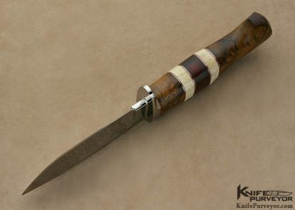 D'Alton Holder Custom Knife "Crows Beak" with Mapel, Oosic & Brown Amber - Image 5