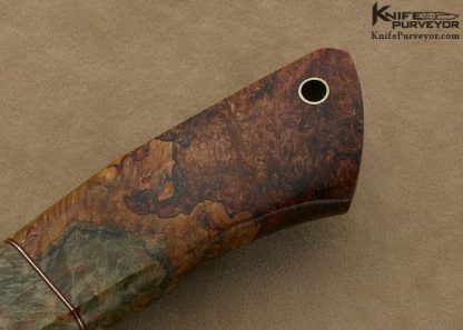 D' Alton Holder Custom Knife Spalted Maple Hunter - Image 2