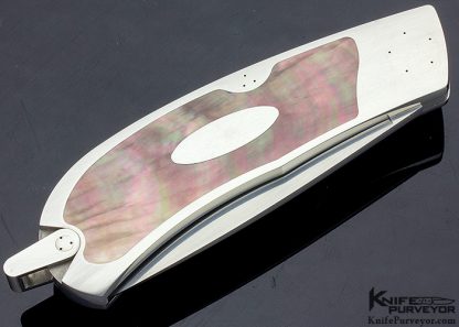 Dick Hodgson Custom Knife Black Lip Interframe Lockback - Image 3