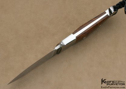 Dietmar Kressler Custom Knife Full Integral Desert Ironwood Semi-Skinner - Image 6