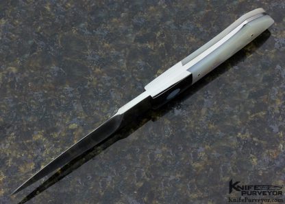 Don Cowles Custom Knife Pearl Fixed Blade - Image 5