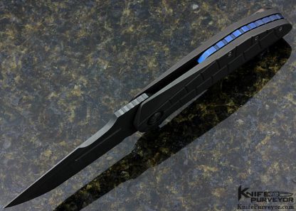 Dustin Turpin Custom Knife Strife Flipper with Timascus Pivot Collar - Image 4