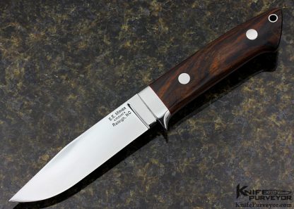 Elton Misner Custom Knife Cocobolo Bob Loveless Style Utility Hunter