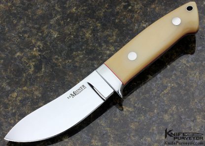 Elton Misner Custom Knife One Of A Kind Linen Micarta Nesmuk