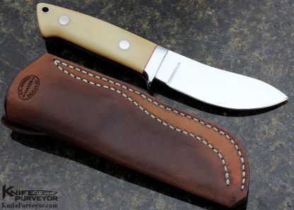 Elton Misner Custom Knife One Of A Kind Linen Micarta Nesmuk - Image 3