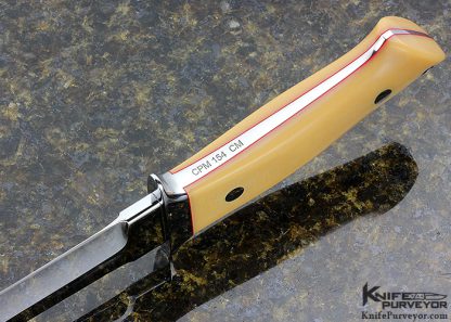 Elton Misner Custom Knife Bone Linen Micarta Bob Loveless Style Dixon Fighter - Image 6