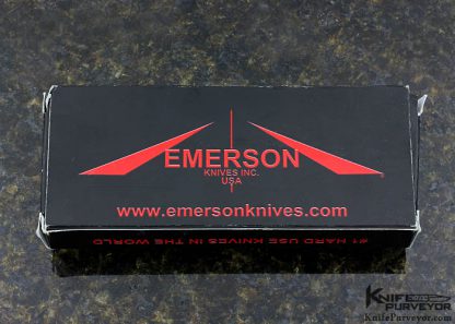 Ernie Emerson Custom Knife CQC-12 Canvas Micarta and Titanium Linerlock - Image 7