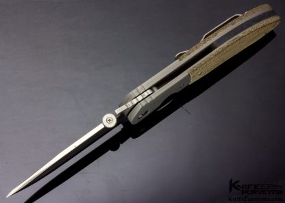 Ernie Emerson Custom Knife MV-5 Viper with Canvas Micarta - Image 4