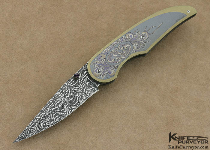 Gary Blanchard Custom Knife Devin Thomas Damascus Sole Authorship ...